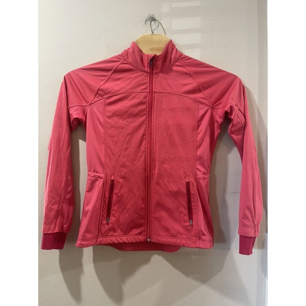 Athleta Dipsea Size Medium Zip Up Track Jacket Womens Pink‎